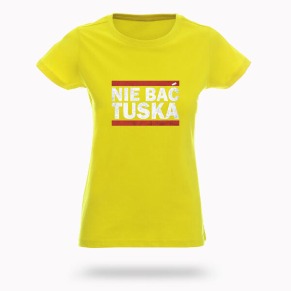 NIE BAĆ TUSKA – Koszulka Patriotyczna z Dużym Nadrukiem