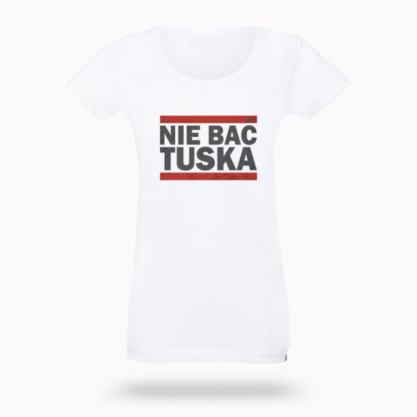 NIE BAĆ TUSKA – Koszulka Patriotyczna z Dużym Nadrukiem